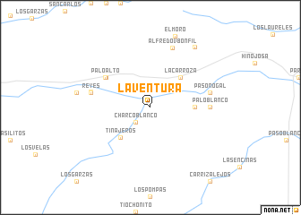 map of La Ventura