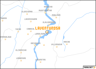 map of La Venturosa