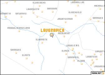 map of La Vera Pica
