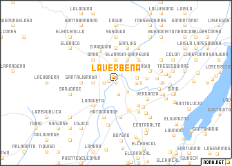 map of La Verbena