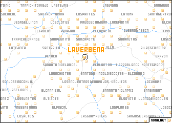 map of La Verbena