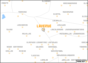 map of La Verde