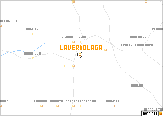 map of La Verdolaga