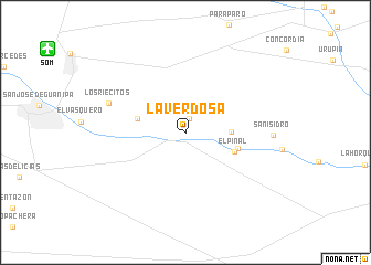 map of La Verdosa