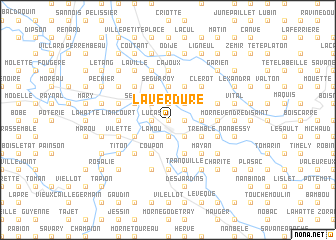 map of La Verdure