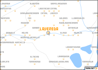 map of La Vereda