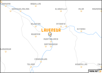 map of La Vereda