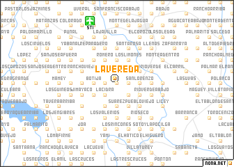 map of La Vereda