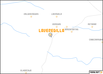 map of La Veredilla