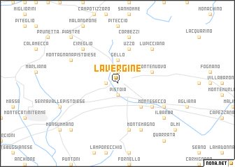 map of La Vergine