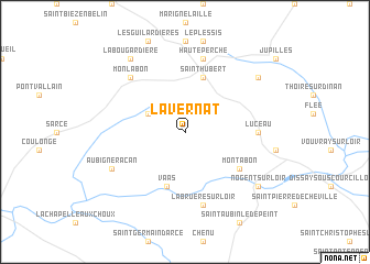 map of Lavernat