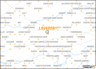 map of Lavernay