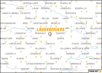 map of La Veronnière