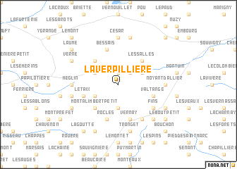 map of La Verpillière