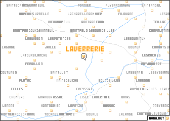 map of La Verrerie