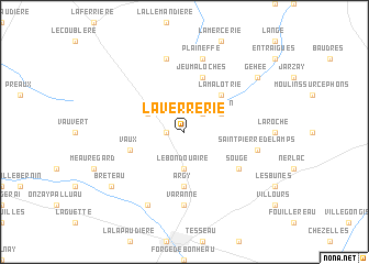 map of La Verrerie