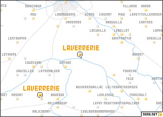 map of La Verrerie