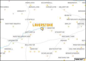 map of Laverstoke