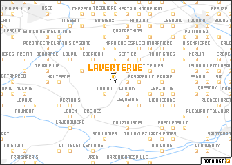 map of La Verte Rue