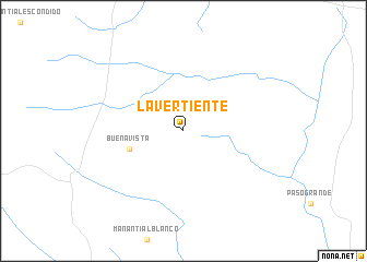 map of La Vertiente