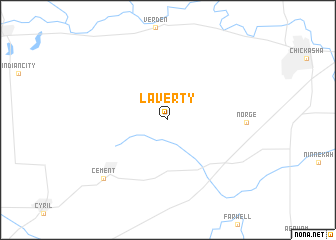 map of Laverty