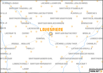 map of La Vespière