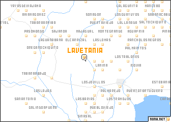 map of La Vetania