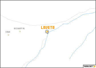 map of La Veta