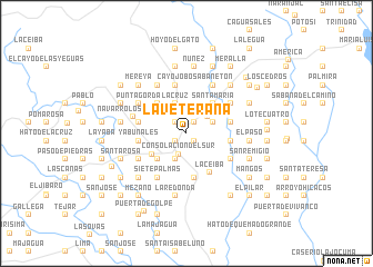 map of La Veterana