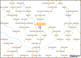 map of La Vève