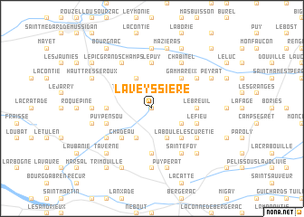 map of Laveyssière