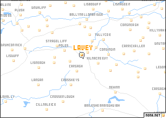 map of Lavey