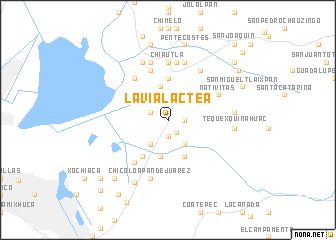 map of La Via Lactea