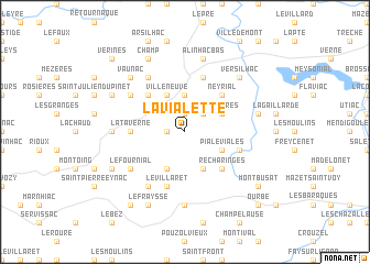 map of La Vialette