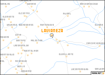 map of La Vianeza