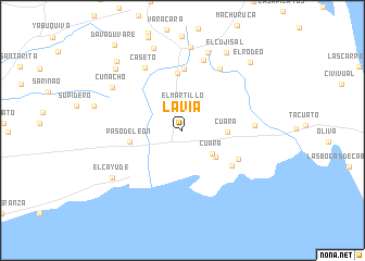map of La Vía