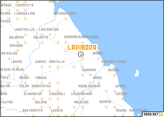 map of La Víbora