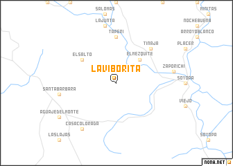 map of La Viborita