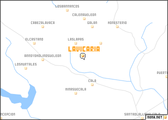 map of La Vicaría