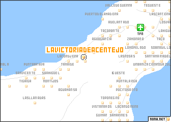 map of La Victoria de Acentejo