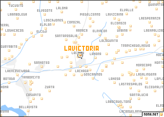 map of La Victoria