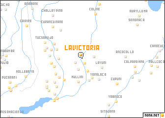 map of La Victoria