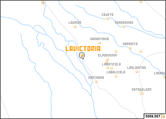 map of La Victoria