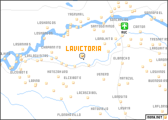 map of La Victoria