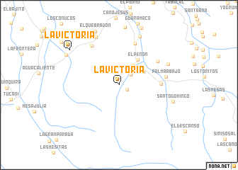 map of La Victoria