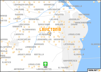 map of La Victoria