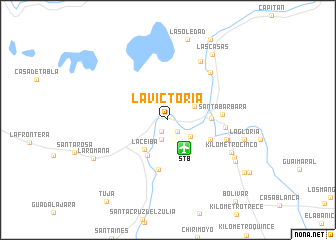 map of La Victoria