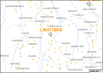 map of La Victoria