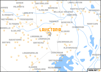 map of La Victoria