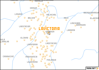 map of La Victoria